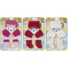3 Kit Toucas Meias Luvas Confortável Para Bebês Menina Recém Nascido 3 Kit Toucas Meias Luvas Confortável Para Bebês Menina Recém Nascido