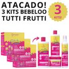 3 Kits Capilar Nutri e Hidrata o Cabelo Bebeloo Tutti Frutti