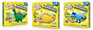 3 Kits de Massinhas Dinossauros Art Kids 150g 3 Kits de Massinhas Dinossauros Art Kids 150g