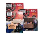 3 Kits De Pastilhas Completa Ebc 2x Fa4174hh Mais 1x Fa254hh Zx14r 2006 À 2016