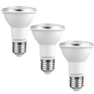 3 Lâmpada Par20 Crystal 4.8w 6500k 450lm E27 Branco-frio
