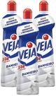 3 Limpador Veja Banheiro X14 Tira Limo 2 Em 1 Squeeze 500ml 3 Limpador Veja Banheiro X14 Tira Limo 2 Em 1 Squeeze 500ml