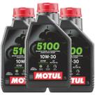 3 Litros Óleo de Motor Cb1000 Cb500f Cb500x Hornet Cb650f Nc750x X-Adv Motul 5100 4t 10w30 Semi Sintético
