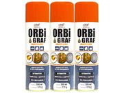 3 Lubrificante Grafite Spray a Seco Alta Performance 300ml Lubrificação Seca de Alta Performance 3 Lubrificante Grafite Spray a Seco Alta Performance 300ml Lubrificação Seca de Alta Performance