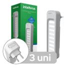 3 Luminária Emergência 30 Leds Autônoma LEA 150 Intelbras