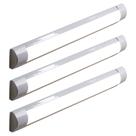 3 Luminaria Led Line 36w Luz Branco Frio Sobrepor Taschibra