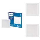3 Luminária Plafon Led 24w Sobrepor Philips 4000k 30x30 Biv