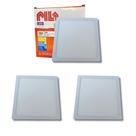 3 Luminárias Painel Led Sobrepor Philips Pila 18w 6500k 200mm