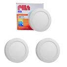 3 Luminárias Redonda Led Sobrepor Philips Pila 24w 3000k