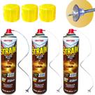 3 Mata Cupim Madeira Porta Aerosol Straik C/ Aplicador 400ml Dexter Latina