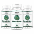 3 Memoprime Cérebro Ativo E Clareza Mental 60 Cápsulas