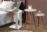 3 Mesinhas Cabeceira Canto Centro Tabriz Pé Palito Namur 3 Mesinhas Cabeceira Canto Centro Tabriz Pé Palito Namur