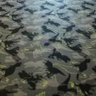 3 Metros Tecido Malha Soft Estampada Dinossauro Preto Com Cinza