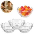 3 Mini Tigelas Redonda Bowl de Vidro P/ Sobremesas 150ml