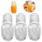 3 Moringas com Copo Tampa Transparente Premium 500ml