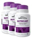 3 Nutricart 1000mg Suplemento Alimentar Cães Cão Gatos 180cp