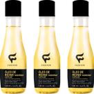 3 Óleo Capilar Fashion Cosméticos Rícino "Mamona" Frasco 130ml