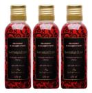 3 Óleo Corporal Para Banho e Massagem Íntima Sensual Sensualize