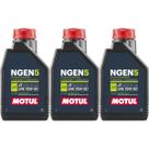 3 Oleo Motul Ngen 5 15w50 4T Semissintetico 1L