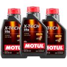 3 Óleos de Motor Sintético Econômico Motul X-Tech Lite 5w-30 Fiat Ford Gm Hyundai Kia Jeep Toyota