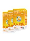 3 Omega Top Suplemento Alimentar Para Cães Cão Gatos 500 Mg