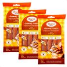 3 Pacote Sachês Para Gatos Buona Petix Creamy Frango - 56G
