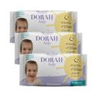 3 Pacotes - Toalhas/Lenços Umedecidos Hipoalergênicos SEM ÁLCOOL - 50 Folhas - Dorah Baby (Total 150 Folhas) 3 Pacotes - Toalhas/Lenços Umedecidos Hipoalergênicos SEM ÁLCOOL - 50 Folhas - Dorah Baby (Total 150 Folhas)