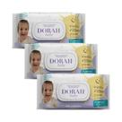 3 Pacotes - Toalhas Umedecidas Hipoalergênicas SEM Álcool - 100 Folhas com Tampa - Dorah Baby (Total 300 Folhas) 3 Pacotes - Toalhas Umedecidas Hipoalergênicas SEM Álcool - 100 Folhas com Tampa - Dorah Baby (Total 300 Folhas)