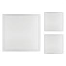 3 Painel de Led Save Energy Quadrado de Embutir Sii 36W Bivolt Branco 6500K Luz Branca