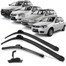 3 Palhetas para Limpador de Parabrisa Dianteiro + Traseiro Fiat Palio 1996 a 2013 3 Palhetas para Limpador de Parabrisa Dianteiro + Traseiro Fiat Palio 1996 a 2013