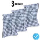 3 Panos De Chão XADREZ AZUL Premium Atacado Grande - Saco Qualidade 3 Panos De Chão XADREZ AZUL Premium Atacado Grande - Saco Qualidade