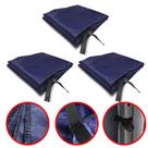 3 Paredes de Fechamento Lateral Removível Cor Azul Para Tenda Gazebo 3x3