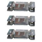 3 Pares de Conector de Encaixe para Móveis Sofá Cabeceira Painel Zincado G59