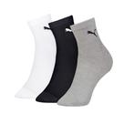 3 Pares De Meias Cano Médio Femininas Em Algodão Modelo Esportiva