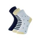 3 Pares De Meias Cano Médio Infantil Kids Bebe Mash De Algodão Cotton