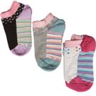 3 Pares Meias Infantil Lupo Cano Baixo Kids Meninas 02680