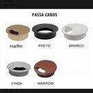 3 Passa Fio Marrom , 1 Marfim E 1 Cinza De 59mm