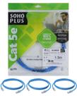 3 Patch Cord U/utp Furukawa Sohoplus Cat5e Cmx 1.5m Azul-Claro