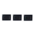 3 Pc Interruptor Duplo Simples P/ Móveis Margirius Preto 10a