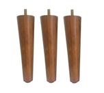 3 Pé palito 10cm Marrom claro para móveis