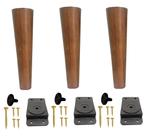 3 Pe Palito 15cm Marrom Claro Chapa Inclinada Pvc Parafusos 3 Pe Palito 15cm Marrom Claro Chapa Inclinada Pvc Parafusos