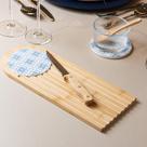 3 Peças para Servir Mosaico 32,5cm x 13,5cm x 1cm Bambu