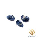 3 pedras Roladas de Sodalita Rolada Cristal Natural 2cm Intuição e Proteção