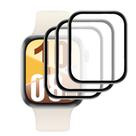 3 películas de tela para Smartwatch Huawei Fit 4 Pelicula 3D Tela:Huawei Fit 4
