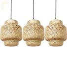 3 Pendente Palha Natural Artesanal Rustico Restaurante Nat20