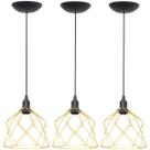 3 Pendentes Aramado Cálice Luminária Lustre Teto Retrô Vintage Industrial Balcão Agp Ilumini 3 Pendentes Aramado Cálice Luminária Lustre Teto Retrô Vintage Industrial Balcão Agp Ilumini