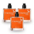 3 Perfumes Feromônio Men Sidarta ORIGINAL Masculino Atraia atenção, desperte desejos e crie conexões