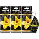 3 Perfumes Pra Carro Cheirinho Areon Vanilla Black