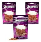 3 Petiscos Para Gatos Natural Em Cubos Chicken Soft Bites