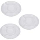 3 Petisqueiras de Melamina 28 cm WECK Ideal para Aperitivos, Porções & Eventos 3 Petisqueiras de Melamina 28 cm WECK Ideal para Aperitivos, Porções & Eventos